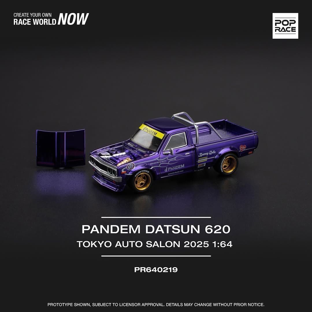 POP RACE Pandem Datsun 620 | 2025 Tokyo Auto Salon (PR64-219)