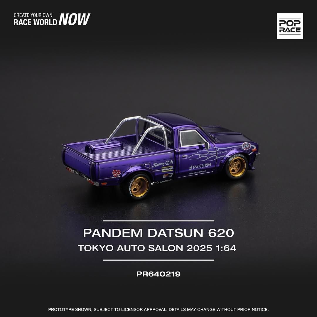 POP RACE Pandem Datsun 620 (PR64-219) | 2025 Tokyo Auto Salon Japan