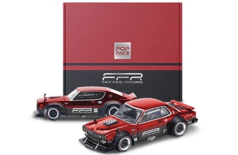 [PREORDER] POP RACE x FAT FIVE RACING Twin Car Box Set Japan Exclusive