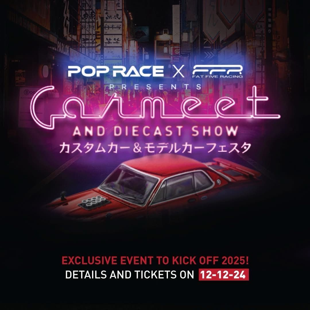 PREORDER] POP RACE x FAT FIVE RACING Twin Car Box Set Japan Exclusive