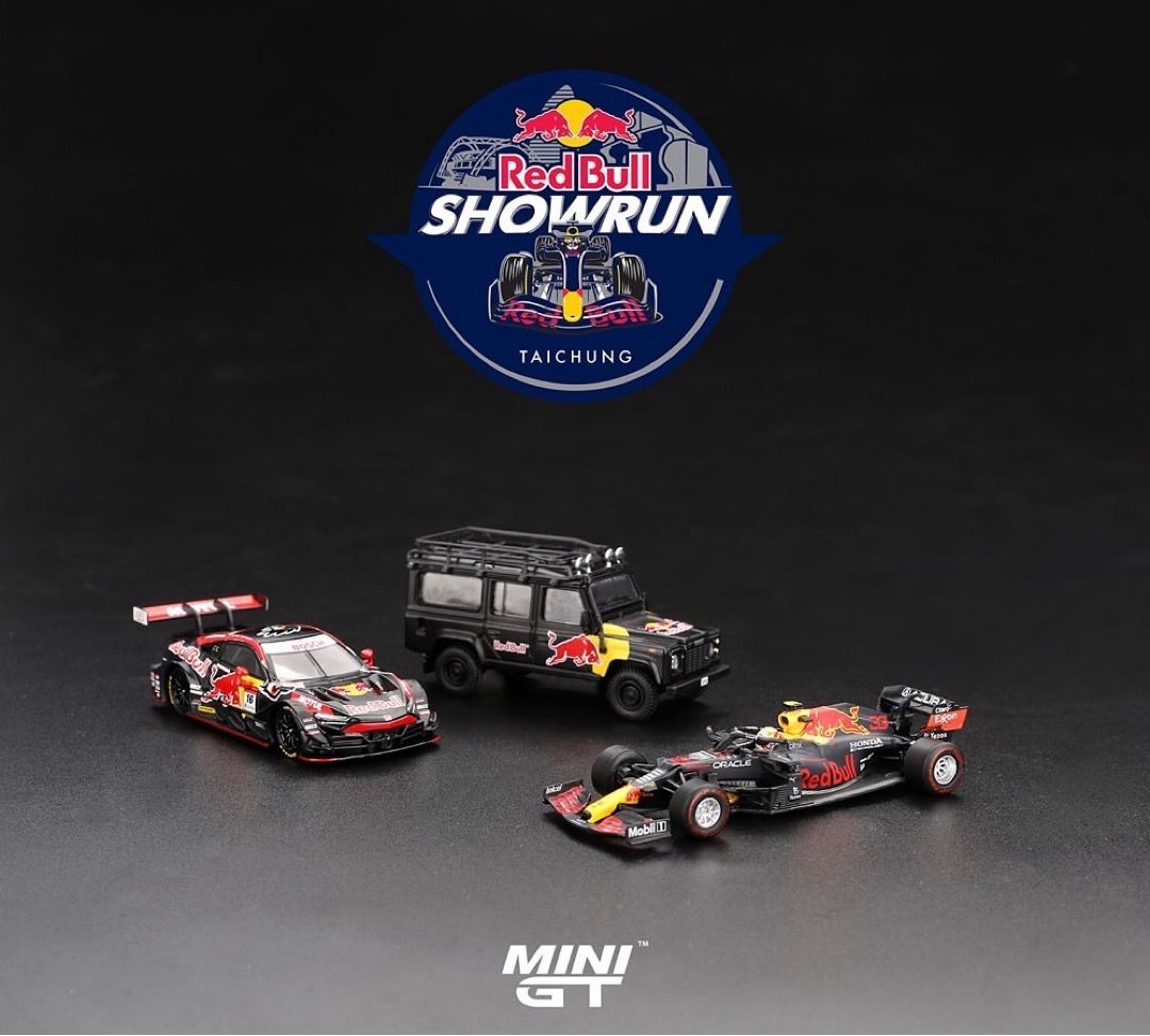 [PREORDER] #789 | #799 | #800 MINI GT RED BULL SHOWRUN TAICHUNG EXCLUSIVE Set Of 3 Cars