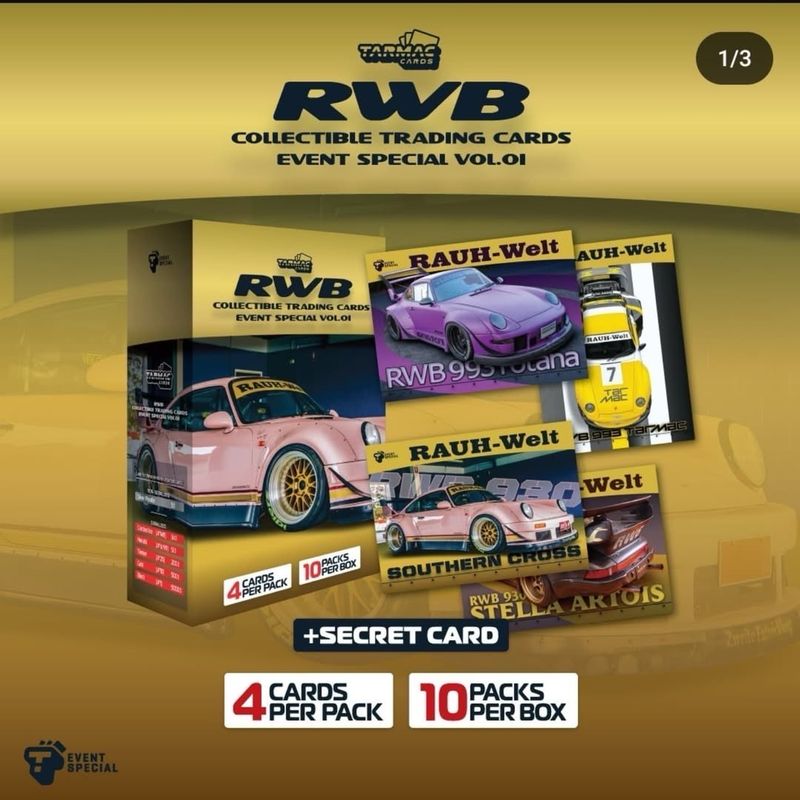 Tarmac Cards RWB Collectible Trading Cards Event Special Vol.01 | Single Packs