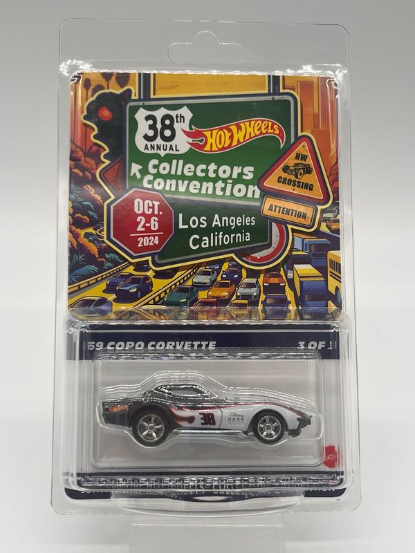 2024 Hot Wheels 38th Annual Collector’s Convention Los Angeles (LA) ‘69 Copo Corvette #3/3