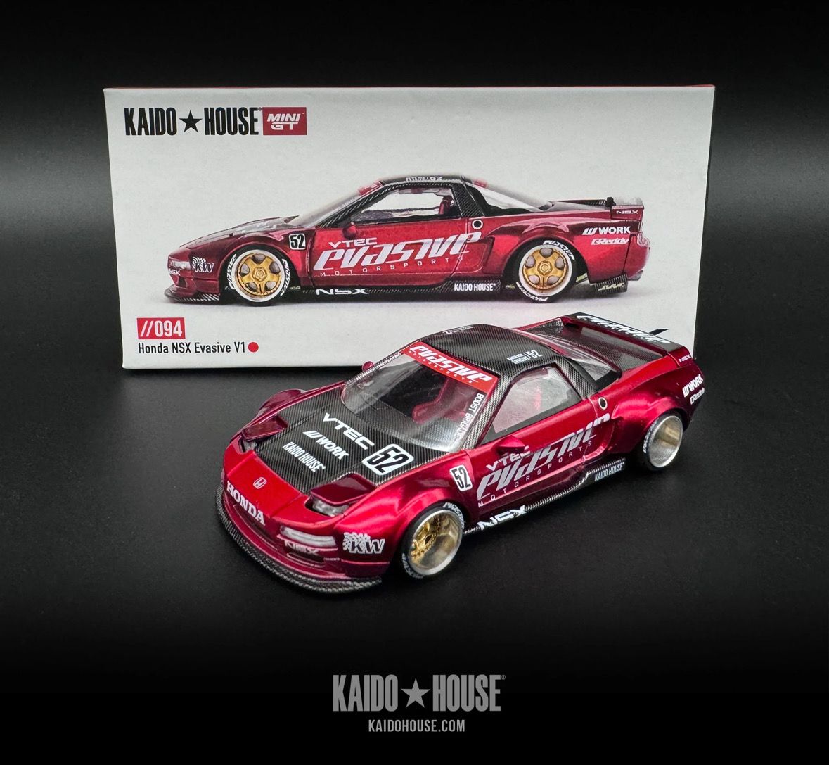 KAIDOHOUSE Honda NSX Evasive V1 Red (KHMG094)