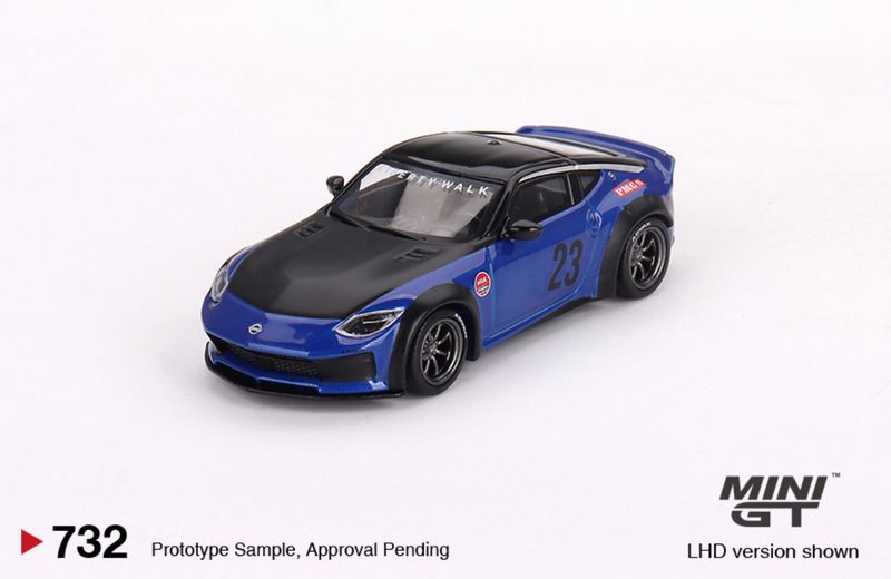 #732 MINI GT Nissan Z LB★NATION WORKS Seiran Blue