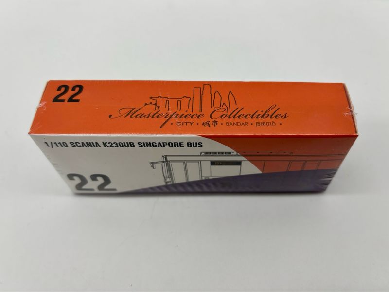 Masterpiece Collectibles 1/110 Scania K230UB Singapore Bus Diecast Model Bus #22