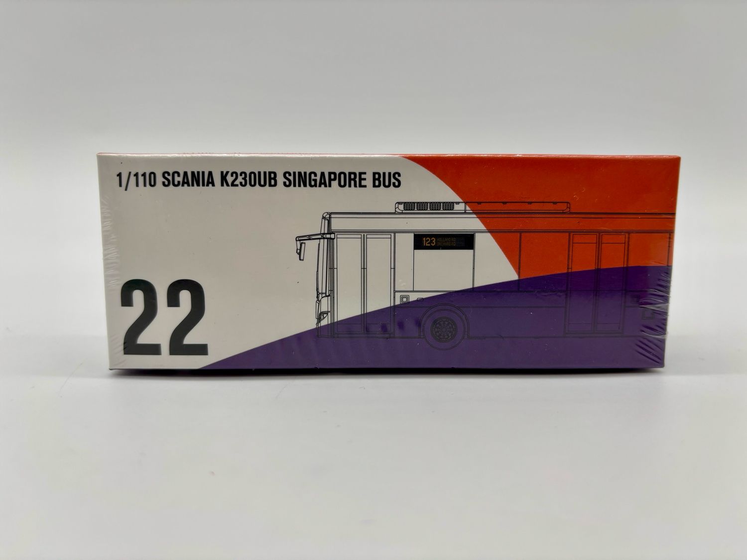 Masterpiece Collectibles 1/110 Scania K230UB Singapore Bus Diecast Model Bus #22