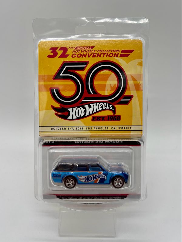 2018 Hot Wheels 32nd LA Collector’s Convention 50th Anniversary Datsun 510 Wagon