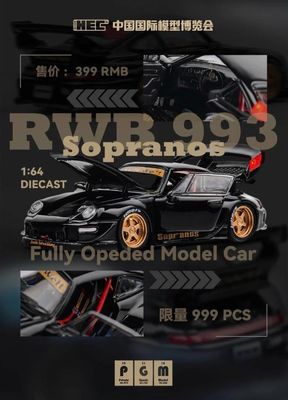 PGM 1/64 RWB 993 Sopranos Black HEC限定 PGM] 1:64 RWB 993 Sopranos Black [HEC Limited Edition