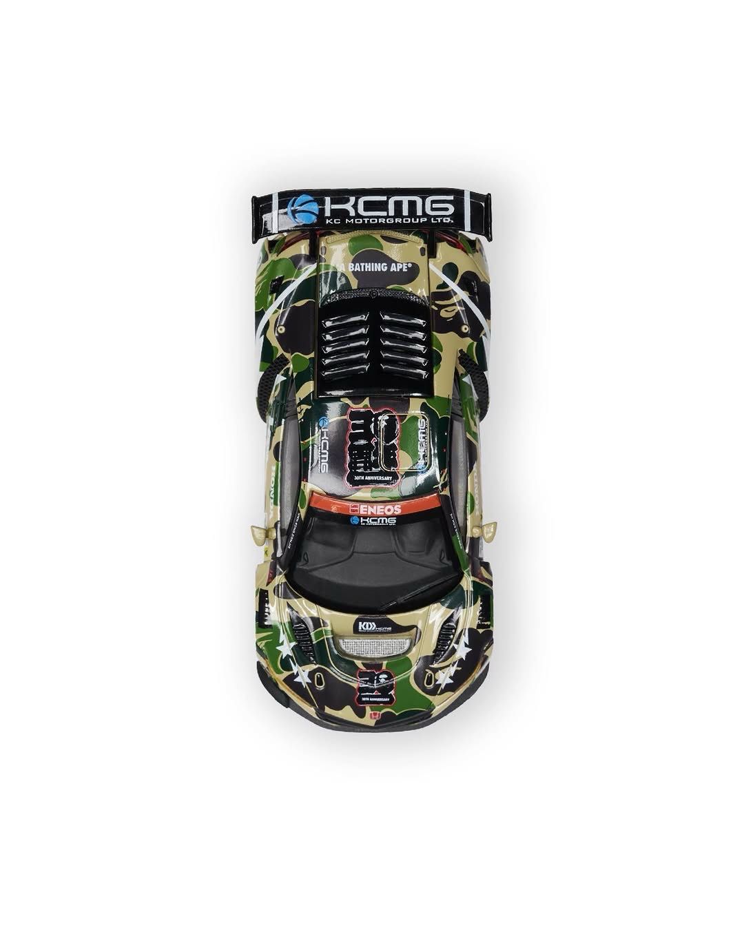 ミニカー POP RACE BAPE NSX GT3 EVO22 CAMO HONDA NSX GT3 EVO 22 BAPE PLAY CAMOUFLAGE CAMO 1/64 DIECAST CAR BY