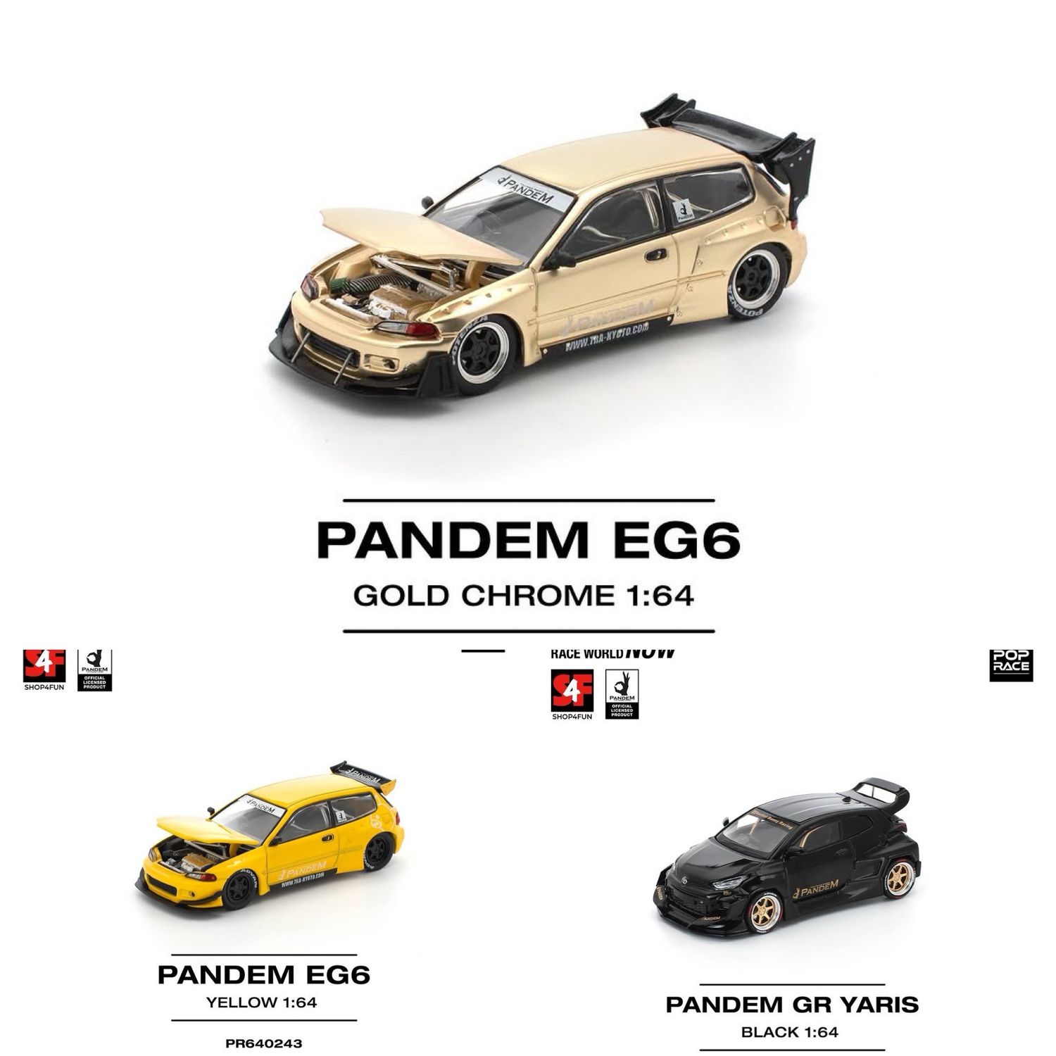 POP RACE (PR64-247) / (PR64-243) /(PR64-246) | Manila International Auto Show 2025 | Full Set 3 Cars + Merchandise