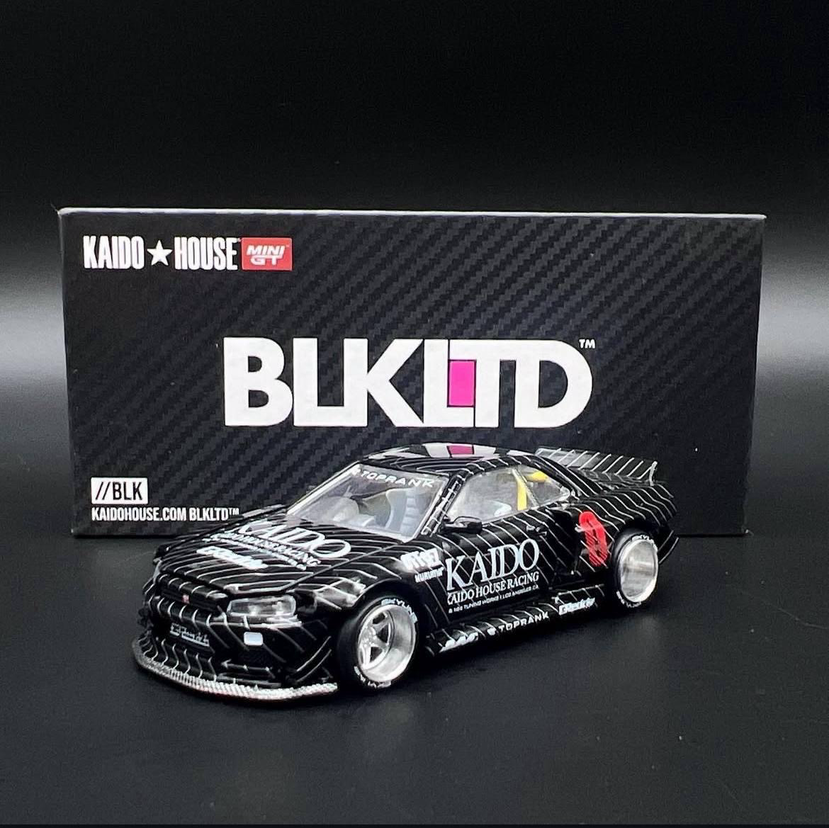 KAIDOHOUSE NISSAN SKYLINE GT-R (R34) KAIDO WORKS BLK LTD® Gloss Black 2023 MDX (KHMG050) | Unsealed