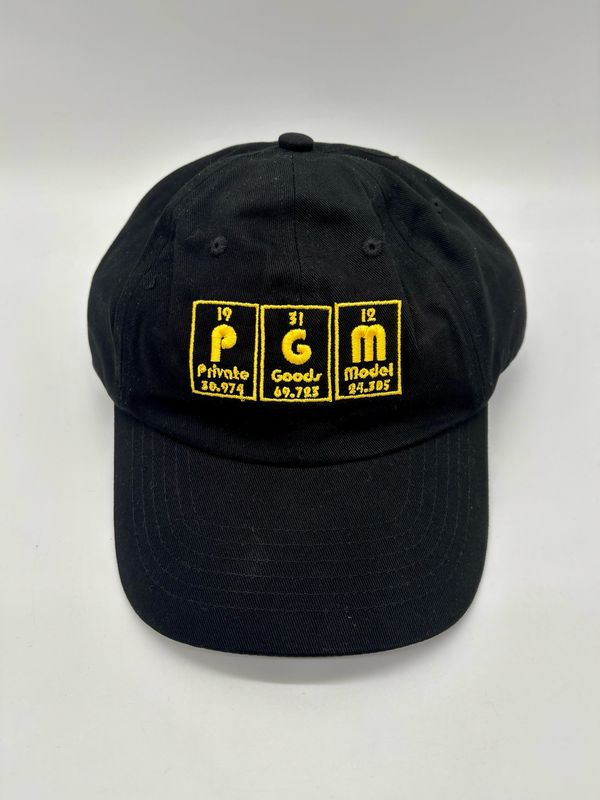 PGM Private Model Goods Free Size Adjustable Cap Black Brand New