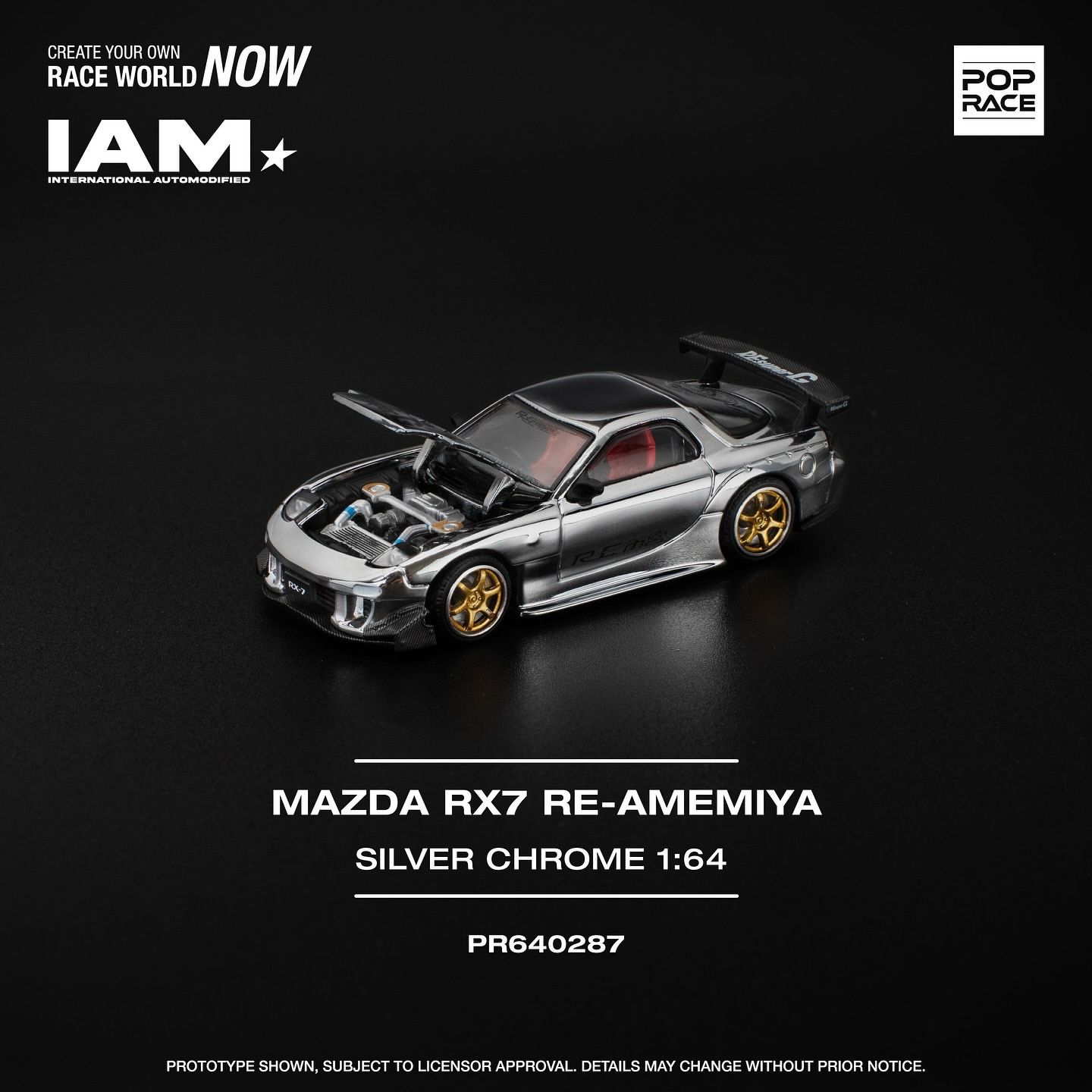 POPRACE RX-7 RE雨宮SILVER CHROME IAM会場限定 4913762609.jpg