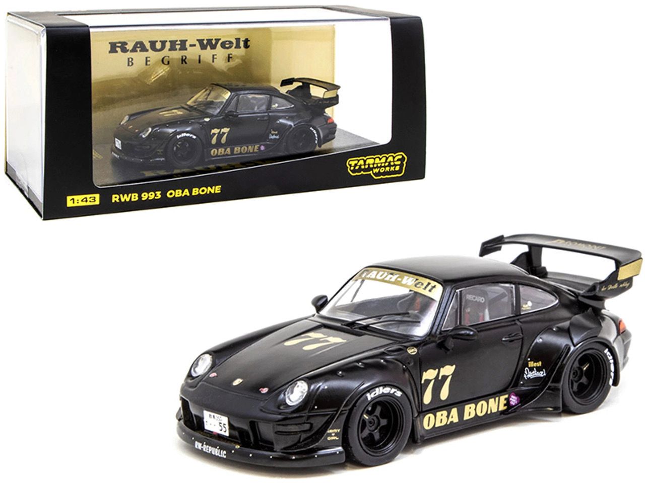 Tarmac Works 1/64 Porsche RWB 993 Oba Bone with Certificate Of Authenticity #7247