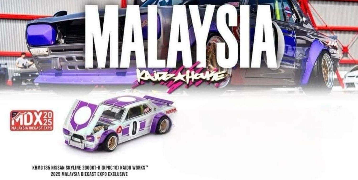 [PREORDER] KAIDOHOUSE Nissan Skyline 2000GT-R (KPGC10) Kaido Works (KHMG185) Event Regular | 2025 Malaysia Diecast Expo
