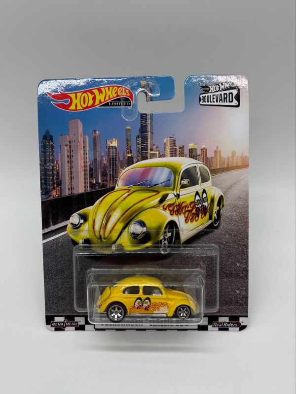 Hot Wheels Volkswagen Classic But Mooneyes Livery Custom in Card