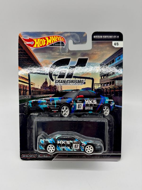 Gran Turismo Nissan Skyline GT-R (BNR33) HKS Livery Hot Wheels Custom