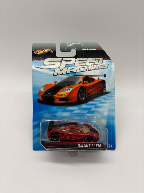 2012 Hot Wheels Speed Machines McLaren F1 GTR Orange