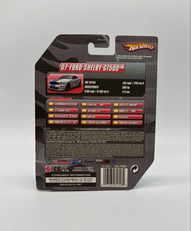 2011 Hot Wheels Speed Machines ‘07 Ford Shelby GT500