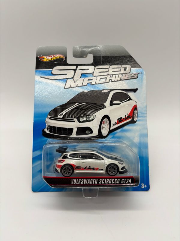 2011 Hot Wheels Speed Machines Volkswagen Scirocco GT24 White