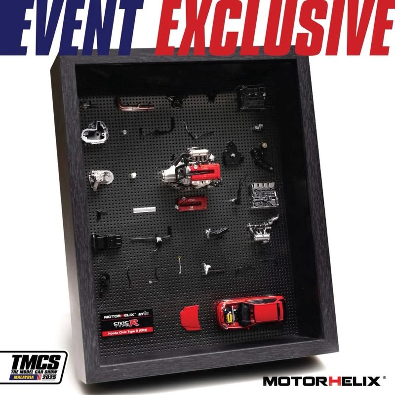 Motorhelix Civic Type-R EK9 Display Set | 2025 The Model Car Show TMCS