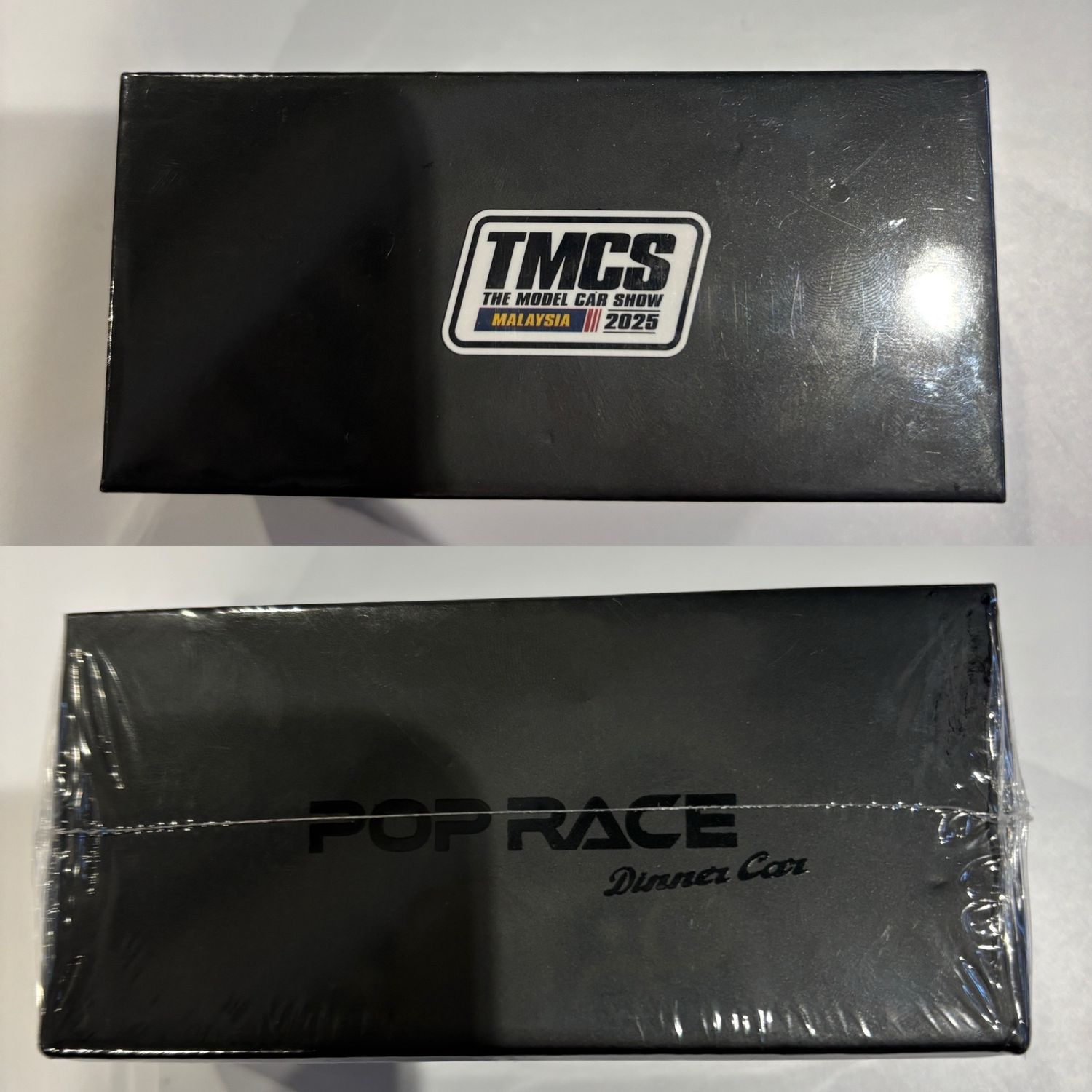POP RACE Mercedes Benz CLK GTR Black Chrome (PR64-308) | 2025 The Model Car Show TMCS Dinner Event