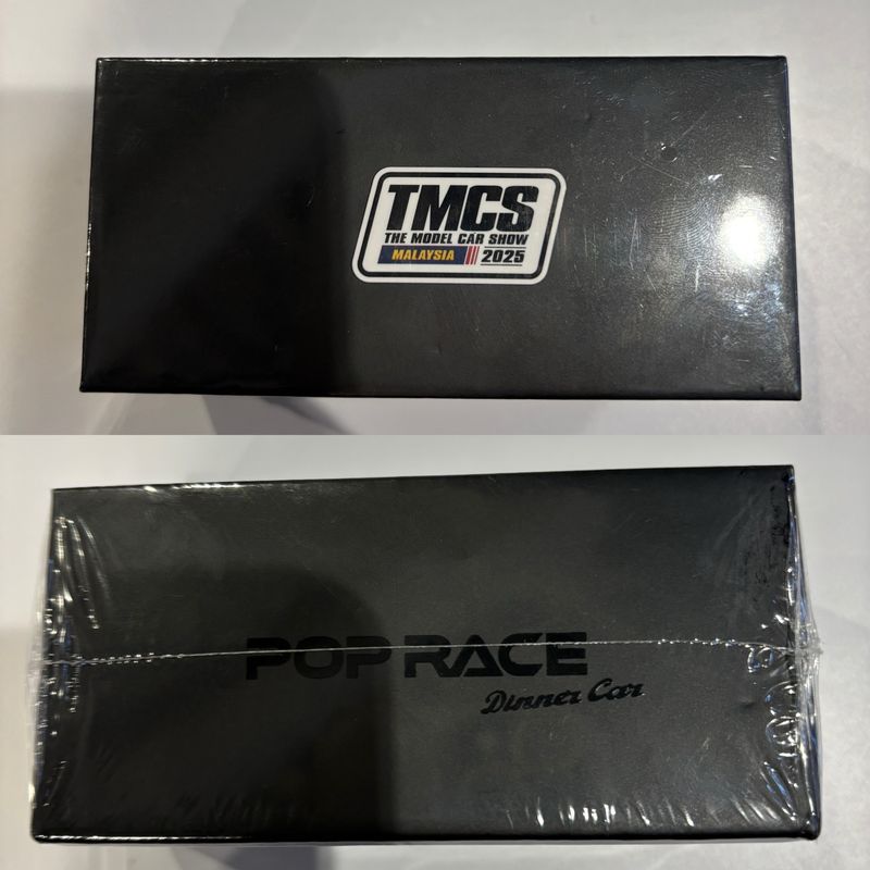 POP RACE Mercedes Benz CLK GTR Black Chrome (PR64-308) | 2025 The Model Car Show TMCS Dinner Event