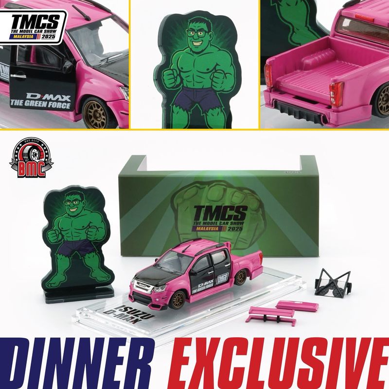 BMC Model Isuzu D-Max Pink Dinner Exclusive | 2025 The Model Car Show TMCS