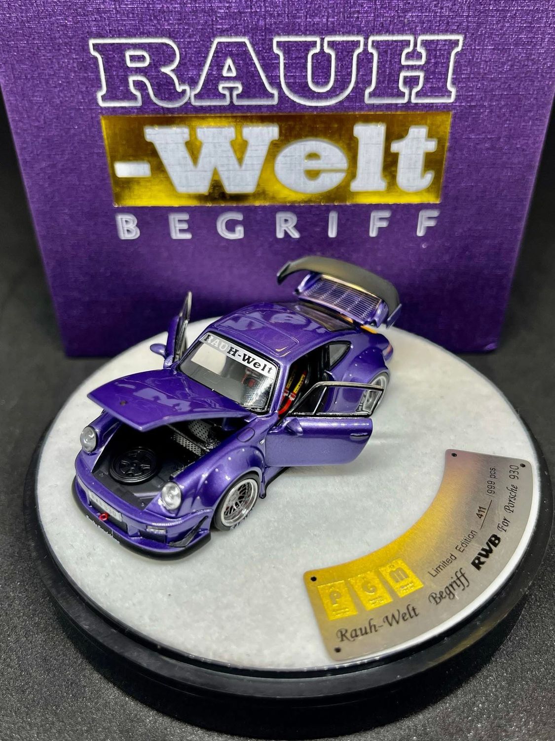[PREORDER] PGM 1/64 Porsche 930 RWB Rauh-Welt Begriff Purple