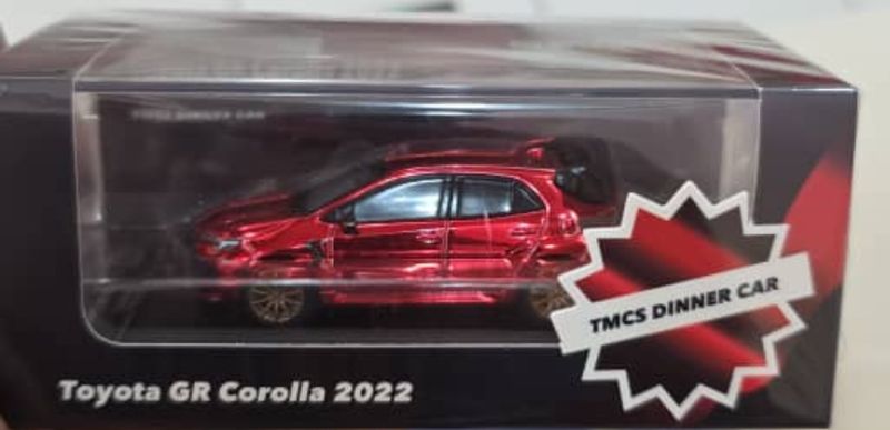 GCD Toyota GR Corolla 2022 Chrome Red Dinner Exclusive | 2025 The Model Car Show Malaysia
