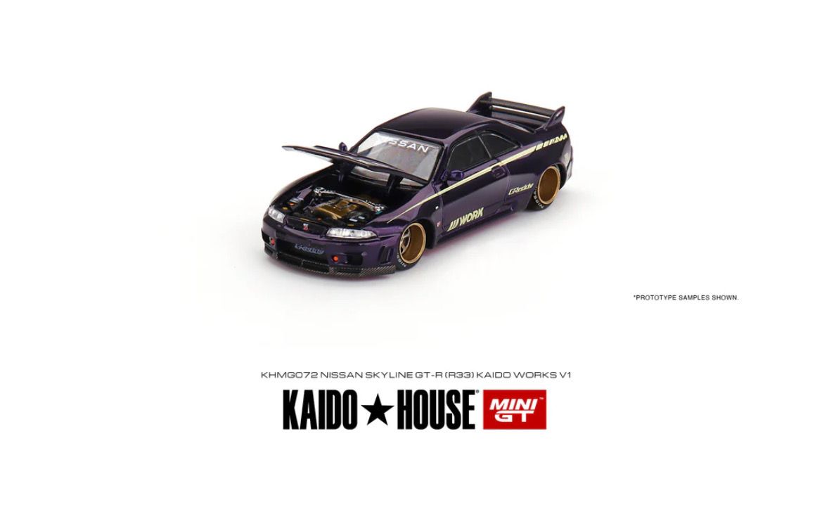 KAIDOHOUSE Nissan Skyline GT-R (R33) Purple Metallic (KHMG072)