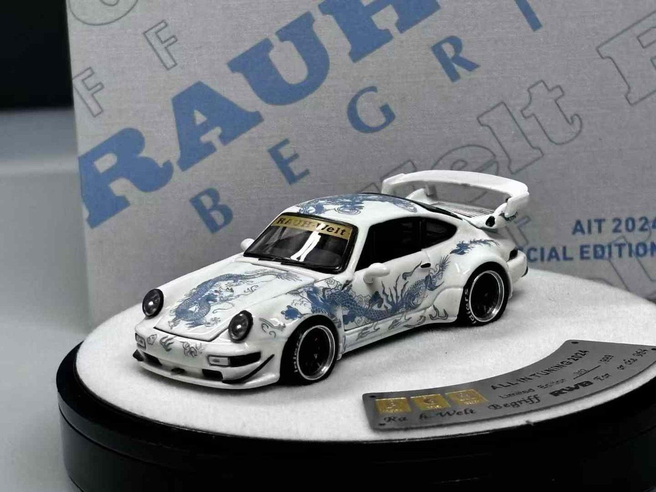 [PREORDER] PGM 1/64 RWB Porsche 911 China White Dragon | 2024 ALL IN TUNING Special Edition