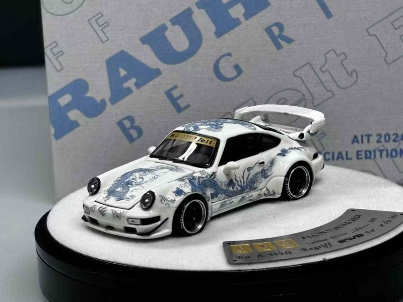 [PREORDER] PGM 1/64 RWB Porsche 911 China White Dragon | 2024 ALL IN TUNING Special Edition
