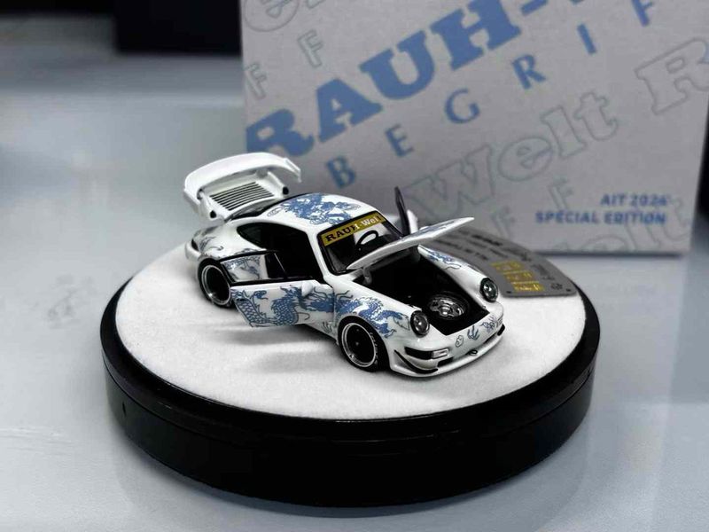 PGM 1/64 RWB Porsche 911 China White Dragon | 2024 All in Tuning Show
