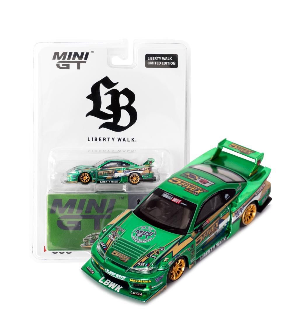 [PREORDER] #858 MINI GT Nissan LB-Super Silhouette S15 SILVIA LBWK 2024 Fausto Racing | Liberty Walk Store Exclusive