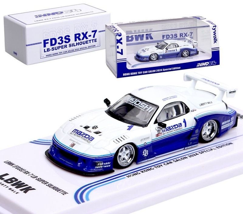 INNO64 2024 Hong Kong Toy Car Salon LBWK Mazda LB-Super Silhouette RX7 (FD3S)