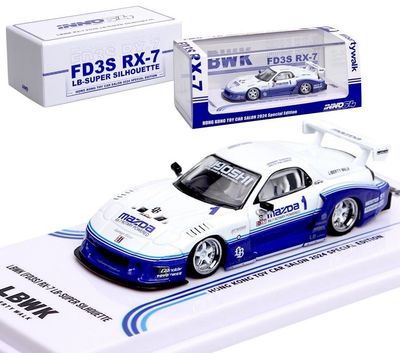 ミニカー INNO64 LBWK RX7 FD3S LB SUPER SILHOUETTE 1/64スケール INNO Models「LBWK RX7[FD3S] LB-SUPER SILHOUETTE