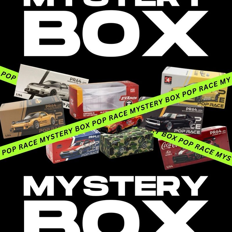 POP RACE MYSTERY BOX ASSORTMENT | 1 Car per Try