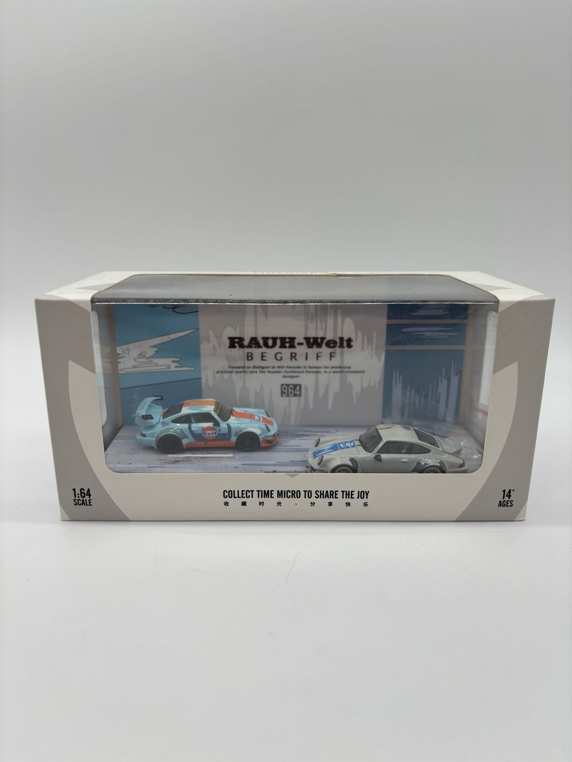 TIMEMICRO 1/64 RWB Rauh Welt Begriff Porsche 964 Twin Car Box Set