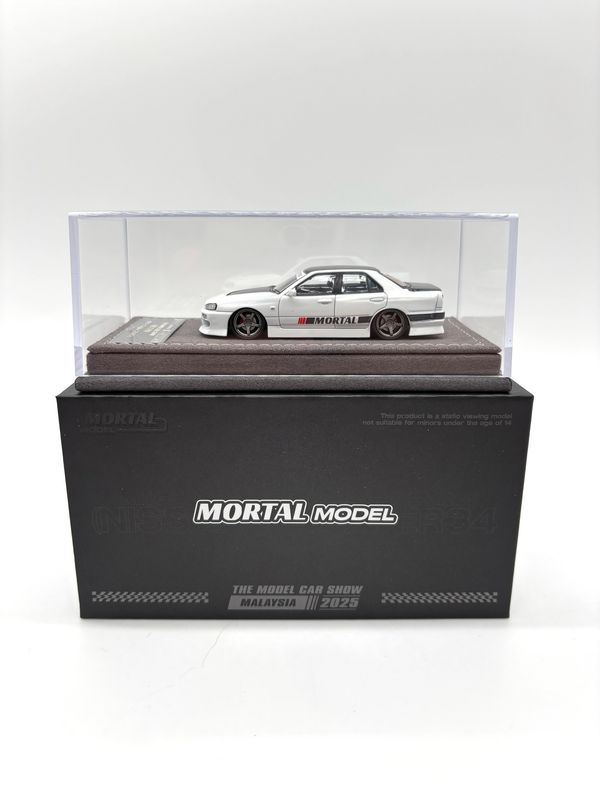 Mortal Model Nissan URAS ER34 Skyline 25GT-t White | 2025 The Model Car Show Malaysia TMCS