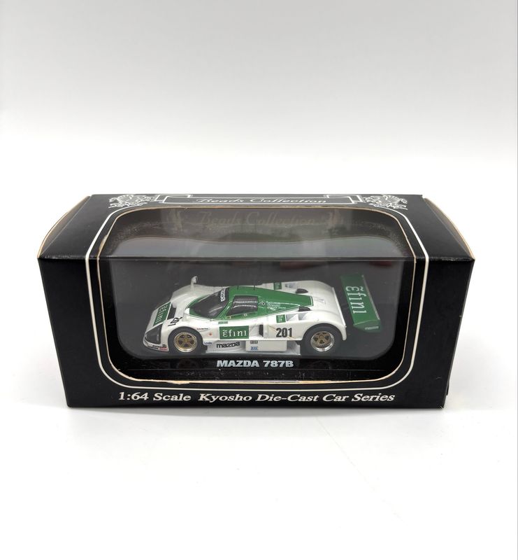 Kyosho Beads 1/64 Mazda 787B Efini Livery Green &amp; White #201