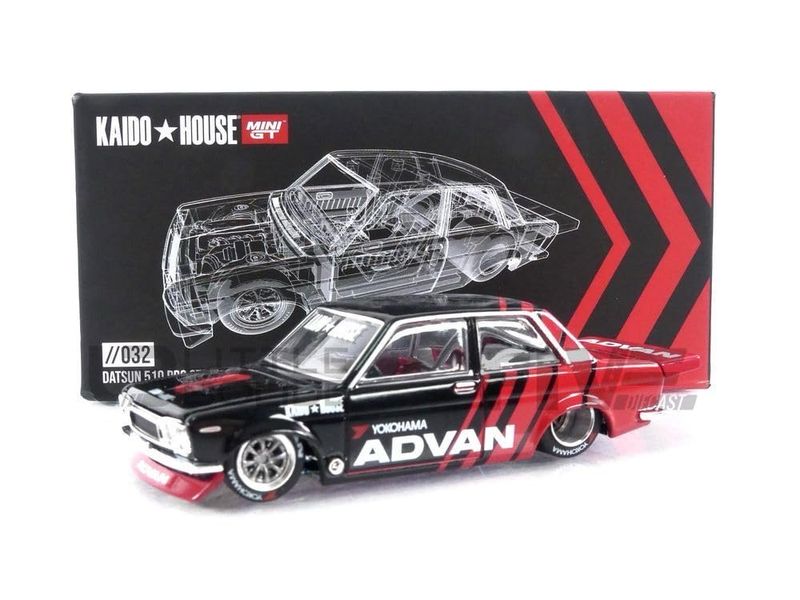 [UNSEALED] KAIDOHOUSE Datsun 510 Pro Street Advan Livery (KHMG032)