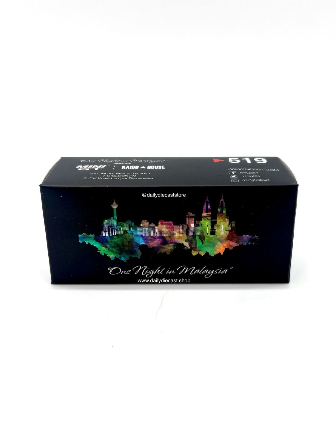 #519 MINIGT Lamborghini LB-Silhouette Works Aventador GT EVO | 2023 One Night in Malaysia x MDX Malaysia Diecast Expo
