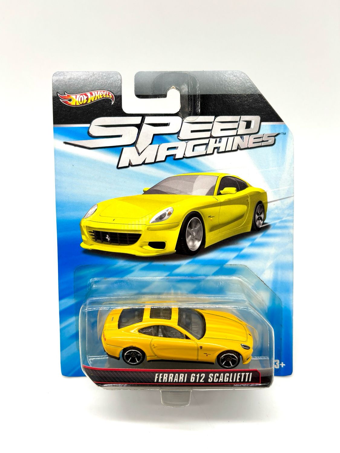 2012 Hot Wheels Speed Machines Ferrari 612 Scaglietti Yellow