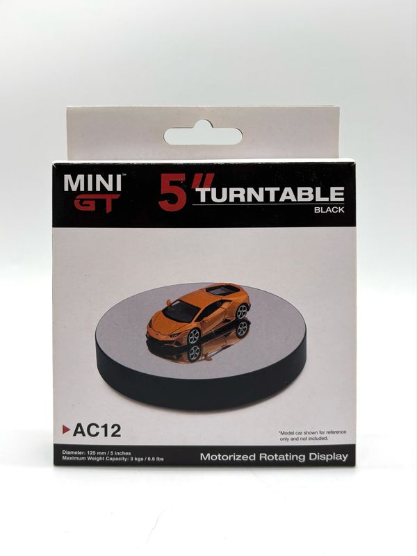 #AC12 MINIGT 5” Turntable Motorized Rotating Display