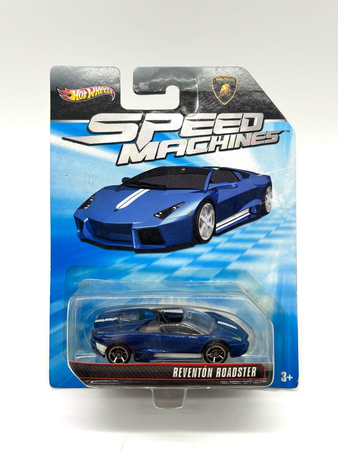 2012 Hot Wheels Speed Machines Reventón Roadster Blue