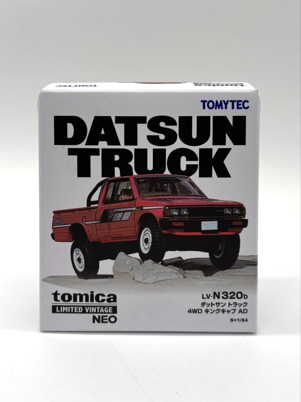 Tomytec Tomica Limited Vintage Neo Datsun Truck Red 4x4 (LV-N320b)