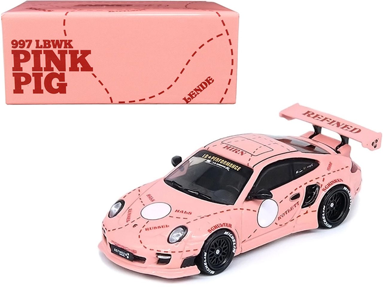 INNO64 Porsche 997 LBWK Pink Pig | 2021 Carloverdiecast Special Edition Model | Sealed