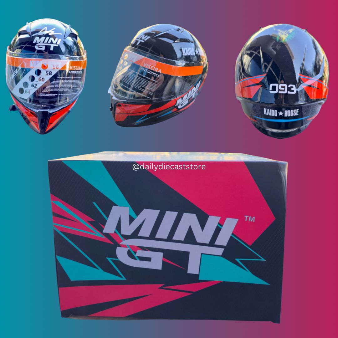 [PREORDER] MINI GT Collector Edition Helmet | 2025 Salao Diecast Brazil | Signed